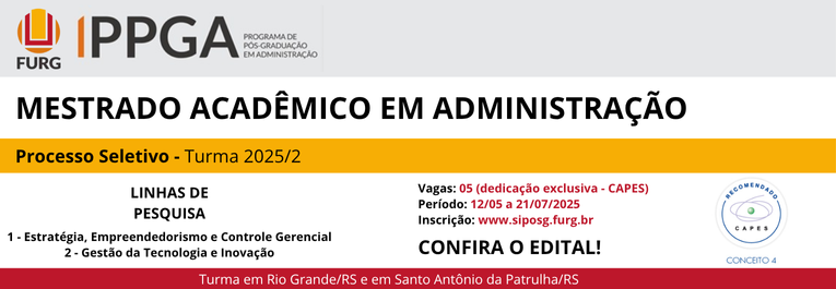 Edital Mestrado 2025-2